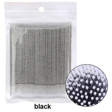 100Pcs Eyelash Cleaning Brush Lash Extension Micro Cotton Swab