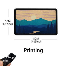 Funny Animals Saying,Sunset,Sunrise Scenery,Face Mask Emblem Fabric Applique Morale Badge Tactical Patches For Clothing,Backpack