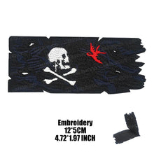 Pirate Flags Jolly Roger Black Beard Edward Teach Tactical Patch Hook & Loop Blackbeard Skull Heart Embroidered Badge Emblem
