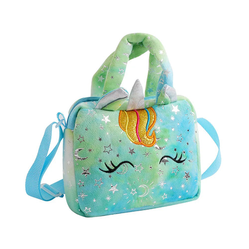 Sweet Unicorn Handbags For Girls Lovely Kids Crossbody Bag Children