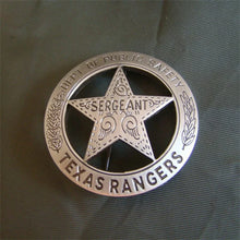 TEXAS Rangers Medal Company A Badge Round With Star Mexican Peso American Rangers Old West Civil War Lawman Confederate Pins
