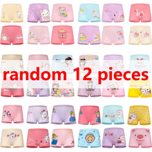 1/4/8/12 Pcs Children Girls Panties Sets Cotton Pretty Cute Cartoon