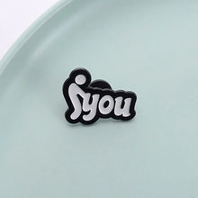 Funny Design Creative Cute Enamel Brooch Backpack Hat Decoration Metal Lapel Pin Badge For Friend Hat Clothing Accessories