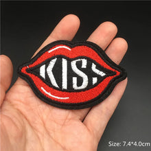Punk Embroidered Patches for Clothing Iron on Patches Appliques Diy Anime Clothes Thermoadhesive Stickers