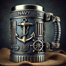 Military 3D Mug Beautiful Army Themed Creative Handmade Military Coffee Mug Gift for Veterans Kitchen Dining Drinkware