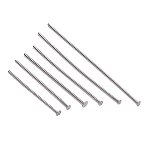 100Pcs/Lot Stainless Steel Headpin Diy Jewelry Accessories Earrings