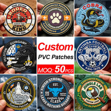 Wholesale Portable Morale PVC Rubber Patches 2D 3D Funny Stickers Creative Decor for Bag Backpack