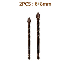 10/7PCS Serrated Drill Bits Set High Strength Special Serrated Twist