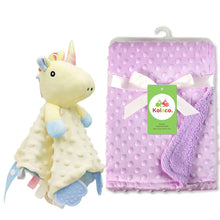 Personalized Newborn Baby Blanket with Name Custom Stroller Sleeping Dolls Animal Security Towel Gift Set for Baby Shower Gifts