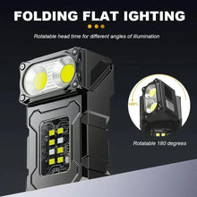 2024 New Multifunctional COB Flashlight Ajustable Angle LED Outdoor