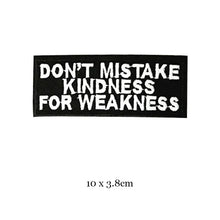 DIY Black White Words Letter Patches For Clothing Embroidered Badge Rock Hippie Iron On Clothes Sticker Badge Appliques Stripes