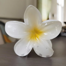 8cm Boho Gradient Large Flower Acrylic Hair Clip for Women Sweet Hair