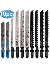 10Pcs  Metal Fine Tooth Scroll Saw Blades for Aluminum Woodworking -