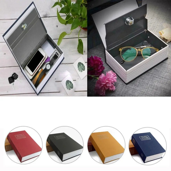 Dictionary Hollow Book Safe Diversion Secret Stash Booksafe Lock & Key