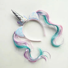 Unicorn Birthday Girl Headband Baby Shower Party Cute Kids Hair Hoop