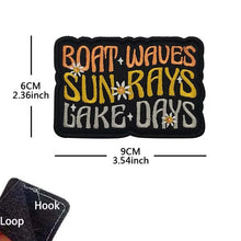 Funny Animals Saying,Sunset,Sunrise Scenery,Face Mask Emblem Fabric Applique Morale Badge Tactical Patches For Clothing,Backpack