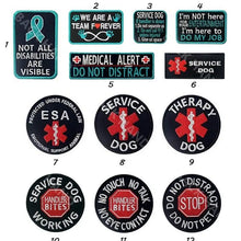 Pet Service Dog In Training SECURITY PATCH BADGES Therapy Dog PET DO NOT EMOTIONAL SUPPORT Patches for DOG PET Harness Vest