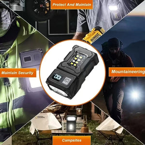 2024 New Multifunctional COB Flashlight Ajustable Angle LED Outdoor