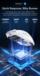Attack Shark X11 3-Mode Connection /2.4GHz/Bluetooth ,PAW3311