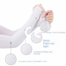 2025 Spring and Summer New Finger Sleeves Cool Wear High Elasticity