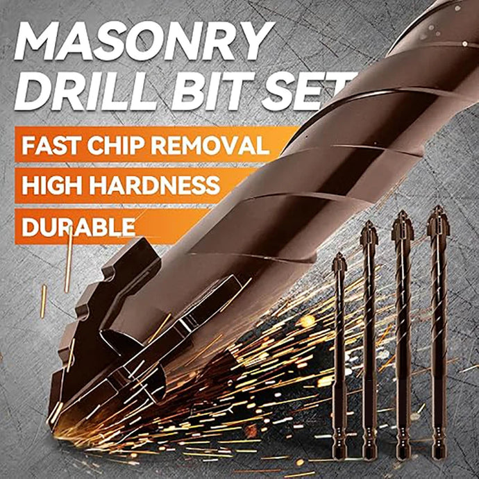 10/7PCS Serrated Drill Bits Set High Strength Special Serrated Twist