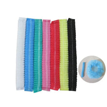 100pcs/Pack Disposable Bathing Cap Hair Head Covers Net Bouffant