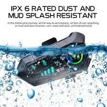 1/2Pcs Y10 Motorcycle Intercom Bluetooth Headset 300M Helmet Moto
