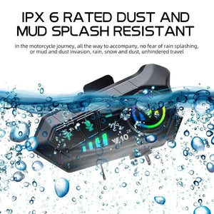 1/2Pcs Y10 Motorcycle Intercom Bluetooth Headset 300M Helmet Moto