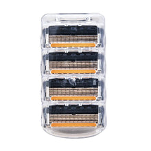 4/12/24 Pcs 5-layer Men's Razor Fusion Pro Power Shaving Shaver Male
