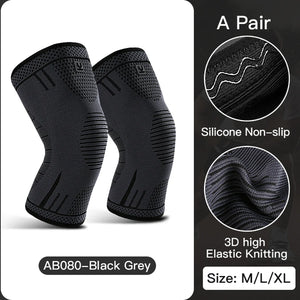 1 Pcs Compression Knee Support Sleeve Elastic Breathable Knee Pads