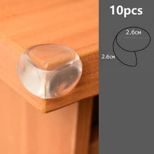 4/10PCS Child Baby Safety Silicone Protector Table Soft Transparent