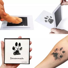 2/4pc Baby Handprint Footprints Ink Pads Safe Non-toxic No-Touch Skin