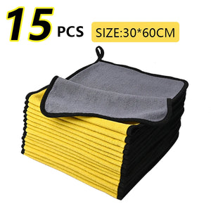 10-20PCS Car Nano Ultra Fiber Cloth Towel Microfiber Car Wash Towel
