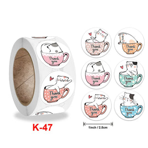 500 Unicorn Stickers for Kids Kawaii Cute Student Gift Packaging Seal