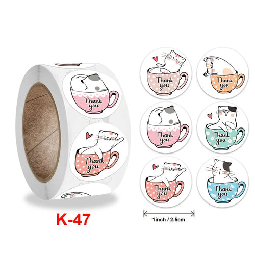 500 Unicorn Stickers for Kids Kawaii Cute Student Gift Packaging Seal