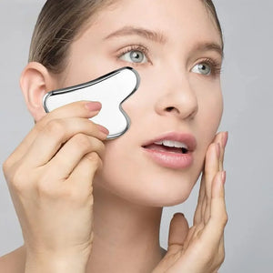 1Pcs Stainless Steel Gua Sha Scraper Massager For Face Neck Body
