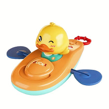 1 Pc Little Yellow Duck Kayak Toy Swimming Pool Bathroom Toy 1 Pc