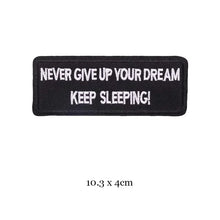 DIY Black White Words Letter Patches For Clothing Embroidered Badge Rock Hippie Iron On Clothes Sticker Badge Appliques Stripes