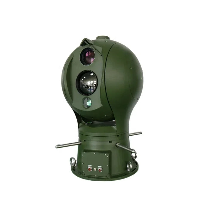 Car 18km long range PTZ dual sensor ir thermal imaging visible