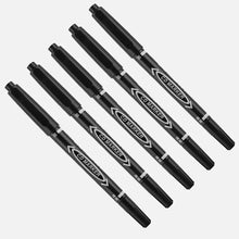 5/10 Pcs Twin Tip Permanent Marker Black/Blue/Red Oil Marker Pen Fine