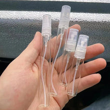 5/10Pcs 3ml 5ml 10ml Clear Mini Perfume Glass Bottle Empty Cosmetics