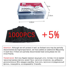 1000pcs Mechanical Pencil Lead 0.5 0.7 0.9mm 2B 60mm Art Drawing