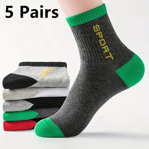 1pairs Men's Fashion Cotton Breathable Comfortable Ankle Socks, Men's