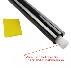 3Mx50CM VLT Black Car Window Foils Tinting Film Home Window Glass