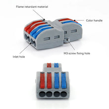 1/5/10 PCS 1 in Multiple Out Fast Electrical Connectors Universal