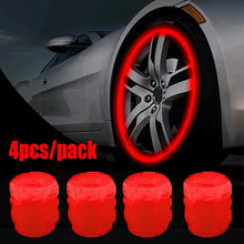 1-20PCS Luminous Car Tire Valve Cap Fluorescent Night Glowing Decor