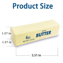 Butter Bar Shaped Squishy Toy, Slow Rebound Stress Relief Squeeze Toy, Soft Anxiety Relief Sensory Toy, Fun Novelty Gift