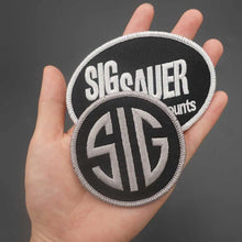 SIG SAUER Tactical Military Morale Patches Embroidery Badge with Hook Backing for Backpack Jackets Hat Decoration