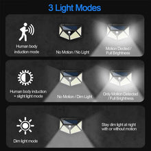 100LED Solar Wall Lamp Outdoor Lampwaterproof Motion Sensor Solar