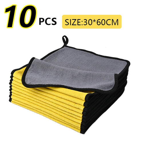 10-20PCS Car Nano Ultra Fiber Cloth Towel Microfiber Car Wash Towel